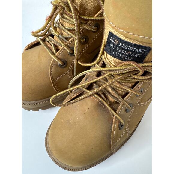 Workforce Boots Slip Oil Resistant Steel Toe Men’s Size 9 Utility Farm Gorpcore - Picture 2 of 11